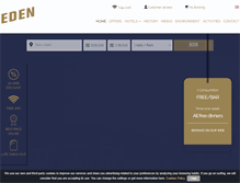 Tablet Screenshot of hoteleden.com